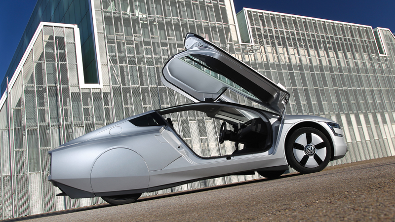 Illustration for article titled This Is Volkswagen's Crazy Awesome 261 MPG Car